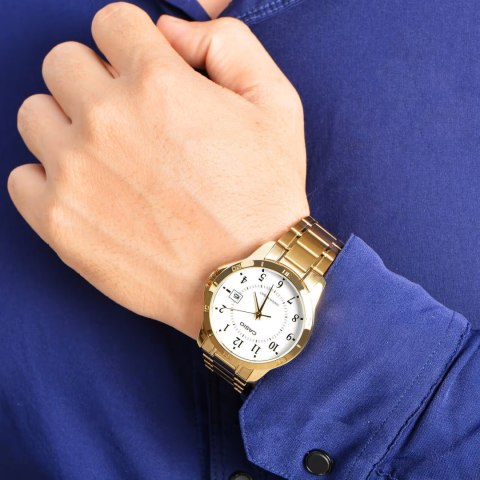 Casio ZEGAREK MĘSKI CASIO MTP-V004G-7B (zd047c) + BOX