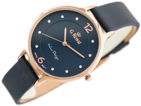 G. Rossi ZEGAREK DAMSKI G. ROSSI - 10411A-6F3 NA PASKU (zg714g) + BOX
