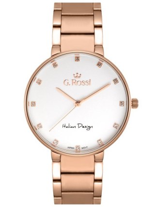 G. Rossi ZEGAREK G. ROSSI - 11155B2-3D3 (zg784e) r.gold + BOX