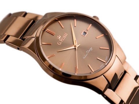 G. Rossi ZEGAREK G. ROSSI - 8245B2-2B3 (zg259f) brown + BOX