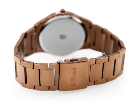 G. Rossi ZEGAREK G. ROSSI - 8245B2-2B3 (zg259f) brown + BOX