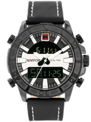 Naviforce ZEGAREK MĘSKI NAVIFORCE - NF9114 (zn046a) - black/silver