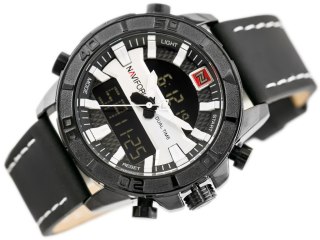 Naviforce ZEGAREK MĘSKI NAVIFORCE - NF9114 (zn046a) - black/silver