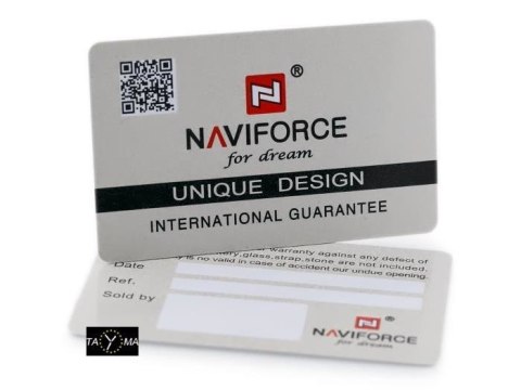 Naviforce ZEGAREK MĘSKI NAVIFORCE - NF9114 (zn046a) - black/silver