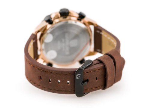 Naviforce ZEGAREK MĘSKI NAVIFORCE - NF9114 (zn046e) - brown/rosegold