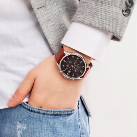 Tommy Hilfiger ZEGAREK MĘSKI TOMMY HILFIGER 1791710 WEST + BOX