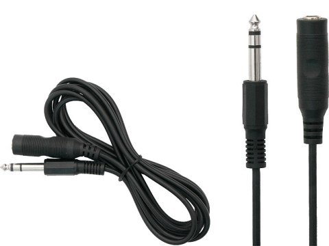 3837# Przedłużacz jack 6,3mm 3m prosty