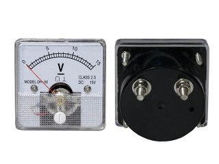 51-215# Miernik analogowy voltomierz kwadrat 15v