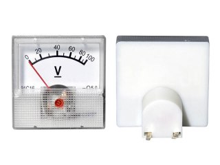 51-611# Miernik analogowy voltomierz kwadrat mini 100v
