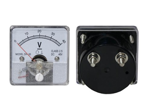 9320# Miernik analogowy voltomierz kwadrat 40v