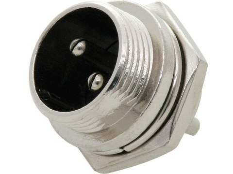 24-766# Gniazdo cb mikrofonowe 2pin do obudowy