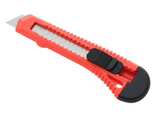 3136# Nożyk łamany 18mm introligatorski plastikowy żółty
