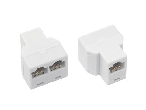 4823# Rozgłęźnik telefoniczny gniazdo-2 gniazda mod 8p8c