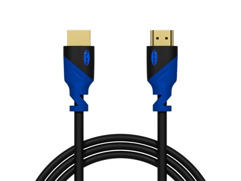 92-637# Przyłącze hdmi-hdmi blue proste 1.5m 4k`