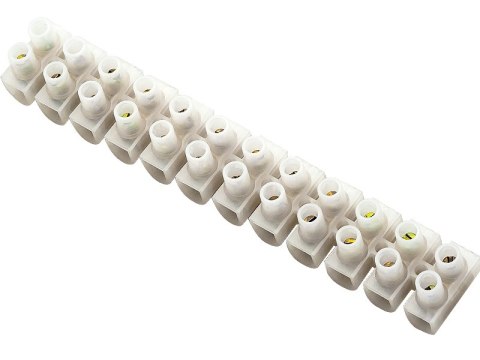 40-703# Kostka elektryczna 12 pól r= 10mm2 biała
