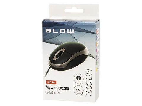 84-013# Mysz optyczna blow mp-20 usb pomarańczowa`