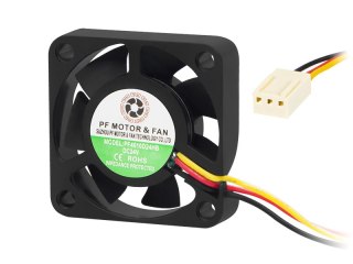 85-411# Wentylator 40x10mm 24v kulkowy 3-przewodowy
