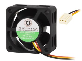85-415# Wentylator 40x20mm 24v kulkowy 3-przewodowy