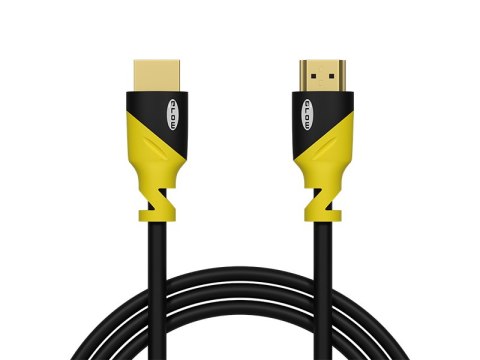 92-654# Przyłącze hdmi-hdmi yellow proste 1,5m 4k`