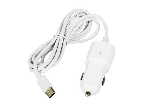 75-772# Ładowarka samochodowa kabel usb-c 5v 2,1a 12-24v
