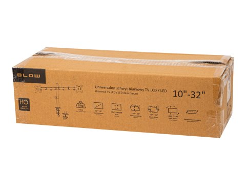 76-871# Uchwyt tv lcd hq 13"-32" do biurka podwójny