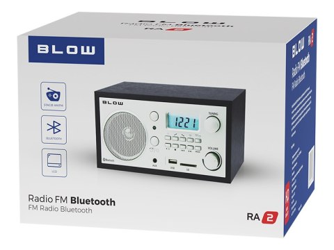 77-531# Radio przenośne analogowe fm bt blow ra2