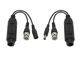 77-929# Zestaw adapter bnc+dc do rj45 2szt