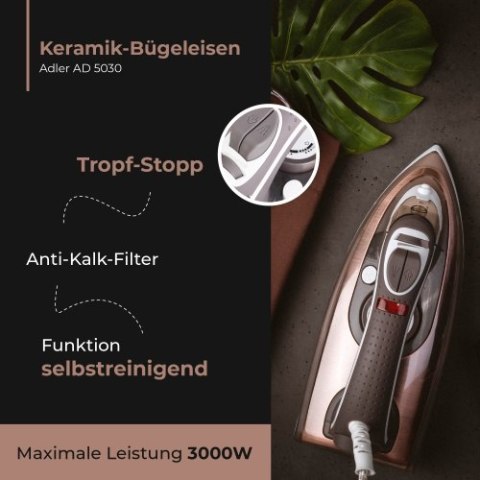 AD 5030 Żelazko ceramiczne 3000 w