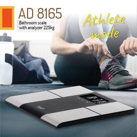 AD 8165 Waga łazienkowa z analizatorem - 225kg