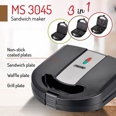 MS 3045 Opiekacz do kanapek 3 w 1