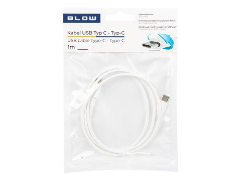 66-147# Przyłącze usb-c - usb-c 2.0 1,0m białe