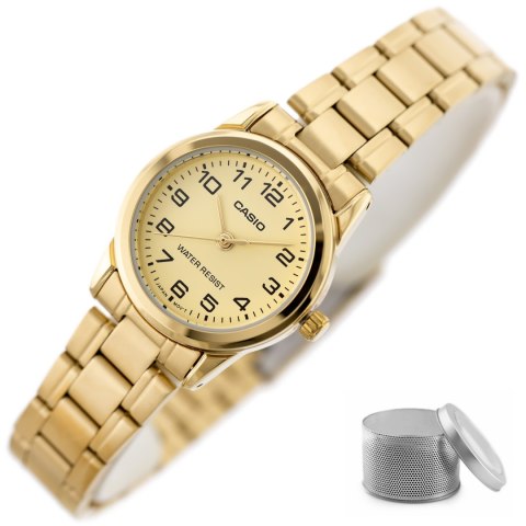Casio ZEGAREK DAMSKI CASIO LTP-V001G-9B (zd589c) + BOX
