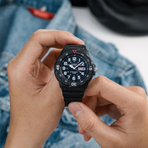 Casio ZEGAREK MĘSKI CASIO MRW-200H-1B (zd147a) + BOX