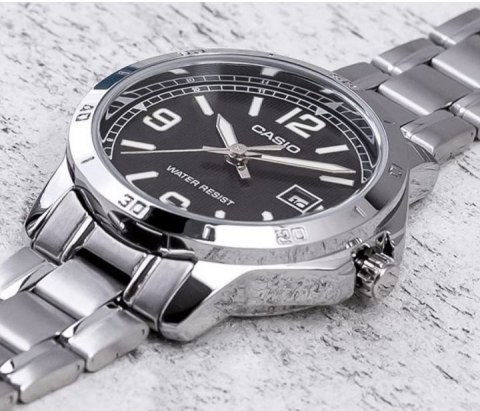 Casio ZEGAREK MĘSKI CASIO MTP-V004D-1B2 (zd047f) + BOX