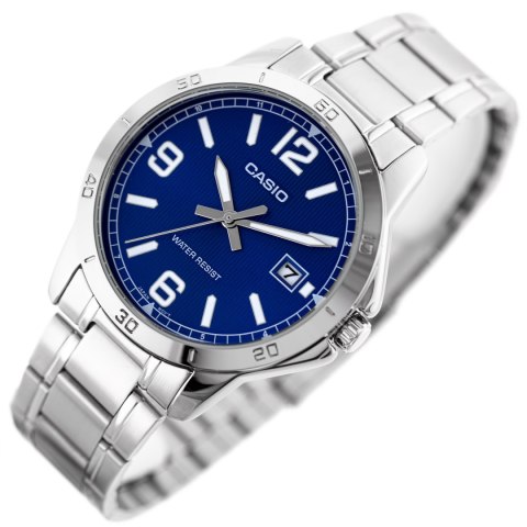 Casio ZEGAREK MĘSKI CASIO MTP-V004D-2B (zd047g) + BOX