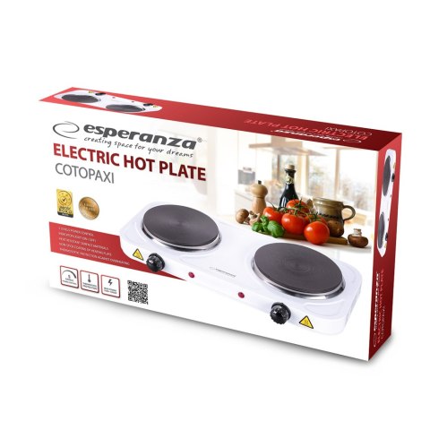EKH010W Esperanza kuchenka elektryczna cotopaxi biała