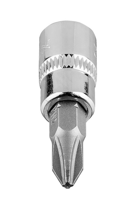 Końcówka wkrętakowa PH2 na nasadce 1/4", krótka, 37 mm
