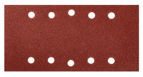 Papier ścierny na rzep 115 x 230 mm, K80, 5 szt., z otworami