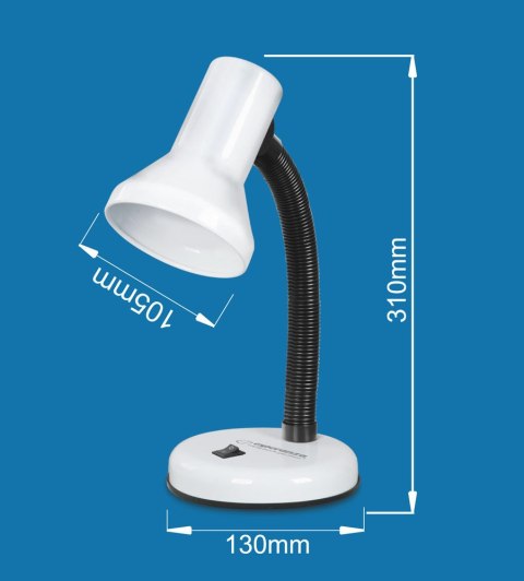 ELD108K Esperanza lampka biurkowa e27 altair czarna