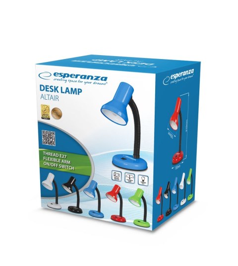 ELD108R Esperanza lampka biurkowa e27 altair czerwona