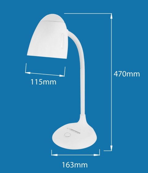 ELD110G Esperanza lampka biurkowa e27 electra zielona