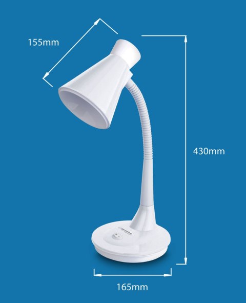 ELD115G Esperanza lampka biurkowa e27 didaem zielona