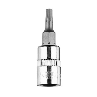 Końcówka Torx TX15 na nasadce 1/4", krótka, 37 mm