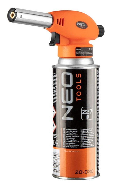 Palnik gazowy nakręcany + nabój z gazem butan, 227 g
