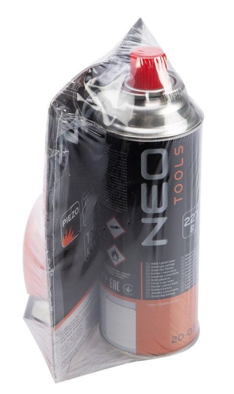 Palnik gazowy nakręcany + nabój z gazem butan, 227 g