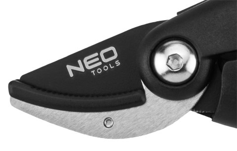Sekator kowadełkowy 210 mm, zakres do 20 mm, materiał: PP, uchwyt pokryty gumą TPR