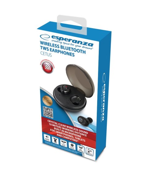 EH229K Esperanza słuchawki douszne bluetooth tws cetus