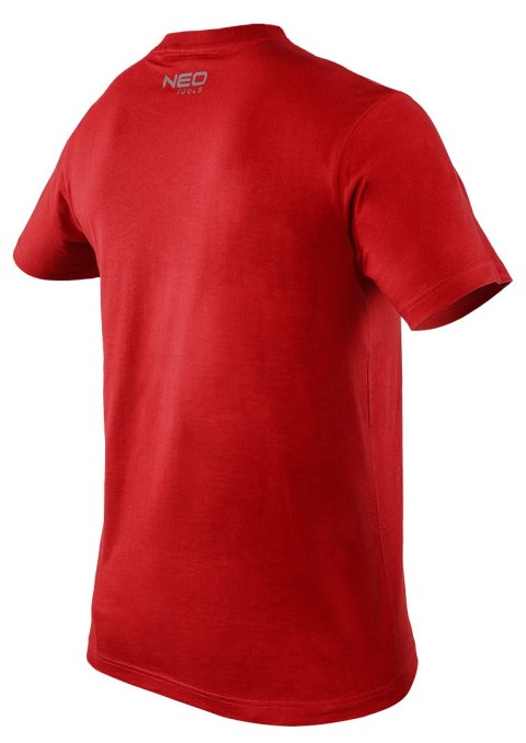 T-shirt czerwony, rozmiar XXXL
