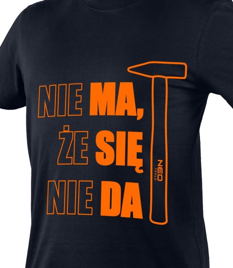 T-shirt z nadrukiem, MA SIĘ DA, rozmiar XL