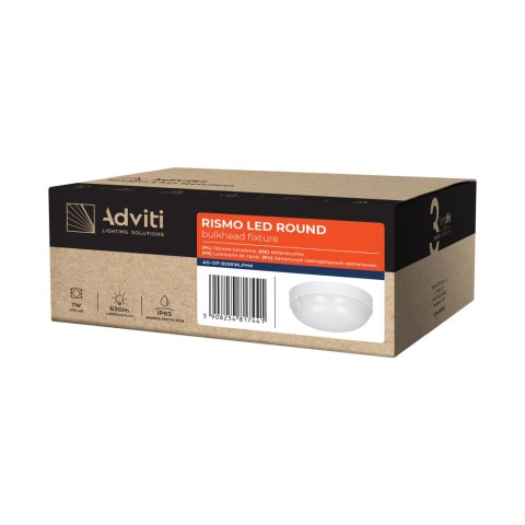 RISMO LED ROUND 7W oprawa kanałowa, 630lm, IP65, IK08, 4000K